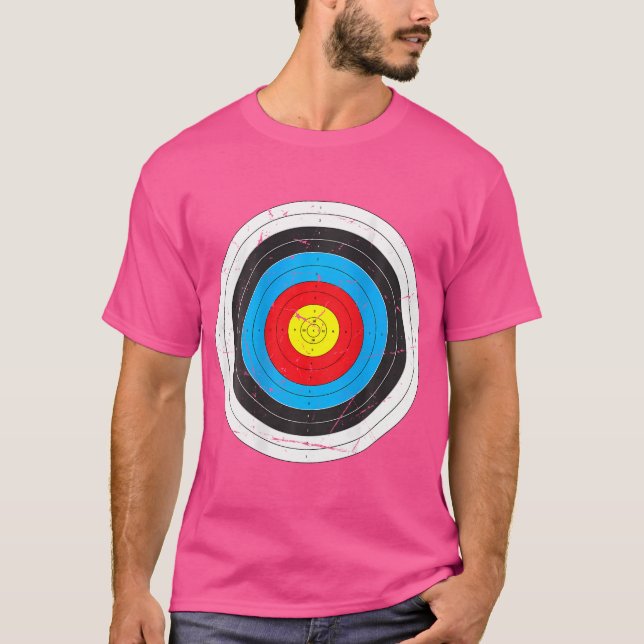 Camiseta Caçador-Alvo Engraçado da Archery (Frente)