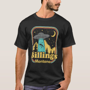Camiseta Caçador de Alienígenas OVNI de Billings Montana an