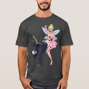 Camiseta Caçador de Breve Esqueleto Assustador Dente Fada H