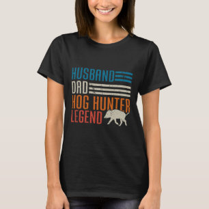 Camiseta Caçador de Cachorros Pai Dia de os pais Engraçado