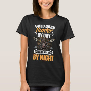Camiseta Caçador De Cachorros Selvagens Humor Para Caçadore