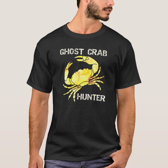 Camiseta Caçador De Caranguejo Fantasma Para Homens, Mulher (Frente)