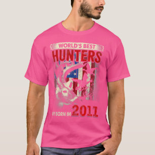 Camiseta Caçador de Cervos de 11 Anos de Idade Nascido Em 2