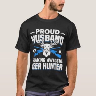 Camiseta Caçador de Cervos Temporada de Caça Caçador Marido