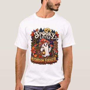Camiseta Caçador de Cogumelos Assustadores de Halloween Fun
