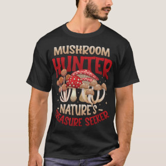 Camiseta Caçador de Cogumelos Tesouro da Natureza Cogumelo