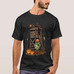 Camiseta Caçador de Doces Camo Fantasma Meninos Halloween V