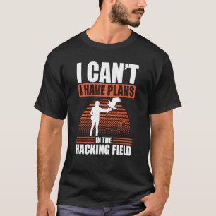 Camiseta Caçador de Falcões Falcão Caçador de Patos Rastrea