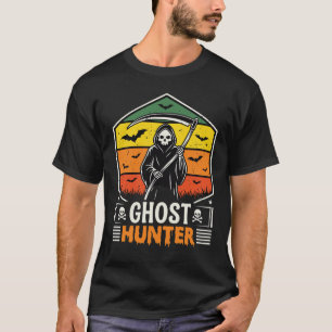 Camiseta Caçador de Fantasmas do Dia das Bruxas Ceifador De