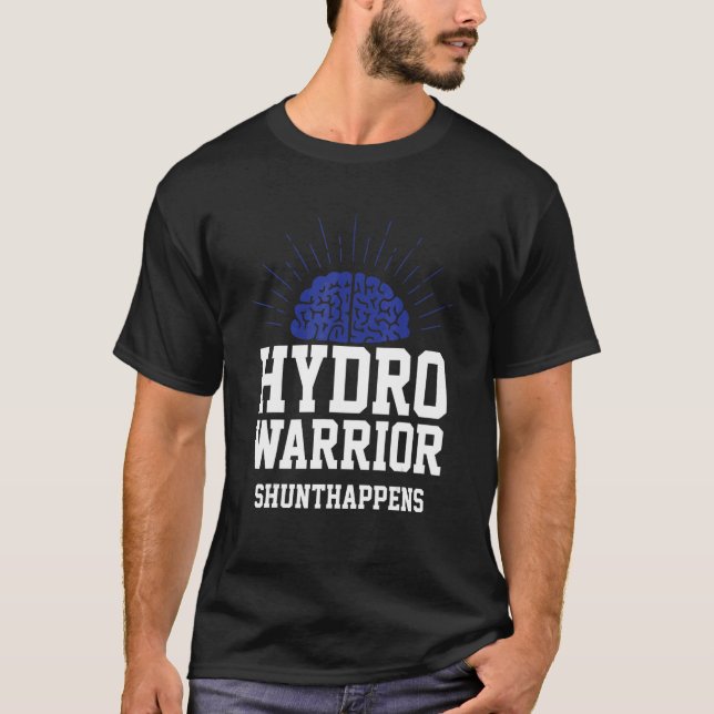 Camiseta Caçador de hidroguerras acontece costela azul hidr (Frente)