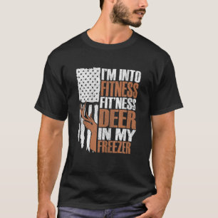 Camiseta Caçador De Malhações Em Minha Caçadora Engraçada H