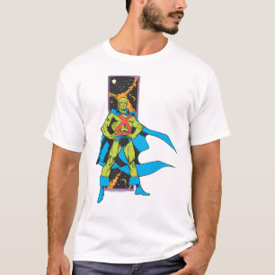 Camiseta Caçador de Manchas e Fundo de Espaço Marciano