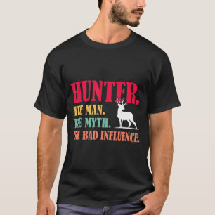 Camiseta Caçador De Más Influências Caçador Legal
