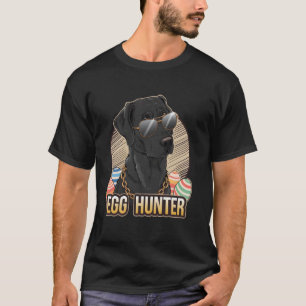 Camiseta Caçador de Ovos do Coelho de Páscoa Labrador Retri