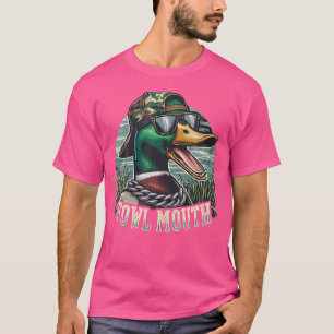 Camiseta Caçador de Pato Engraçado Boca de Ave Caça de Pato