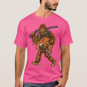 Camiseta Caçador De Pés-Bigros De Caça A Granizo Branco
