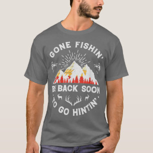 Camiseta Caçador De Pesca Caça Aos Pescadores Caça A