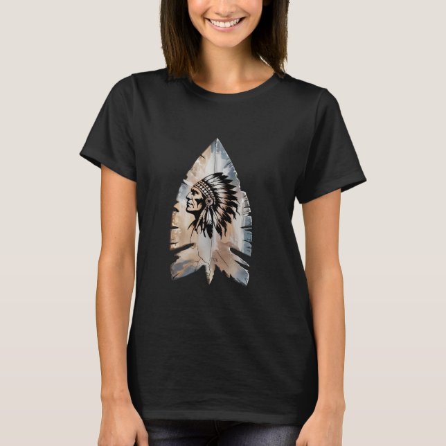 Camiseta Caçador de Ponta de Seta à Seta Caçadora de Seta (Frente)