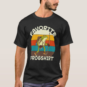 Camiseta Caçador de Rã Amante de Sapo Anfíbio Caçador