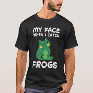 Camiseta Caçador de Rã Amante de Sapo Anfíbio Caçador de Rã