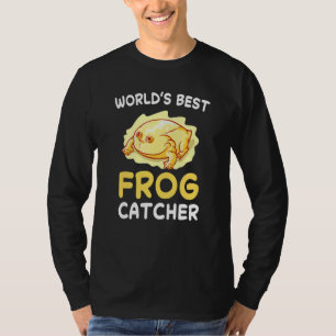 Camiseta Caçador de Rãs Mais Cativante do Mundo Anfíbio