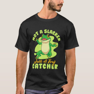Camiseta Caçador de Rãs Não é Preguiçoso Apenas um Caçador