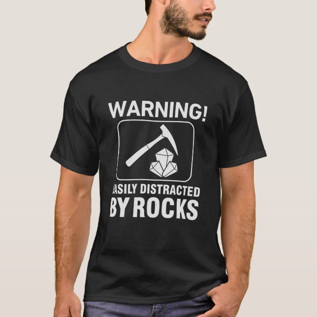 Camiseta Caçador de Rochas (Frente)