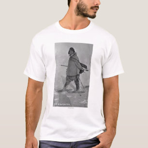 Camiseta Caçador de selo do Alasca com fotografia dos