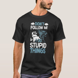 Camiseta Caçador de Tempestades Furacão Meteorologia Tornad