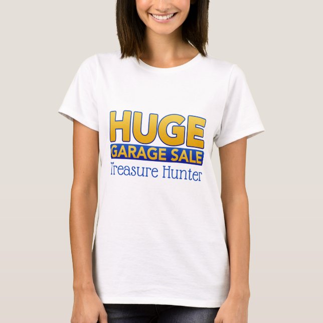 Camiseta Caçador de Tesouro em Brechó (Frente)