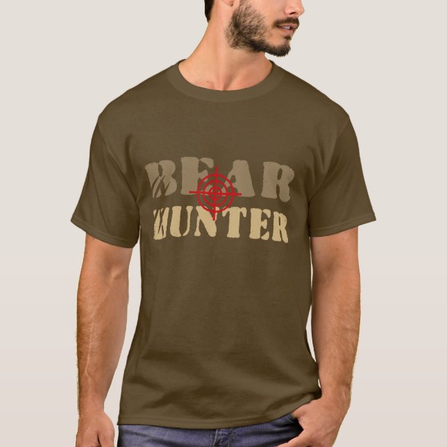 Camiseta CAÇADOR DE ursos orgulho urso (Frente)