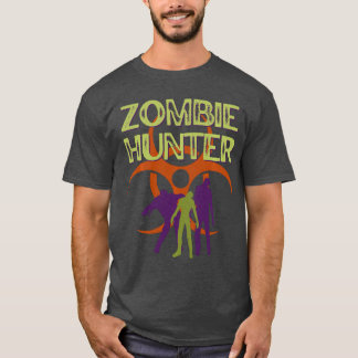 Camiseta Caçador de Zumbi Terror Horror Festa de Halloween