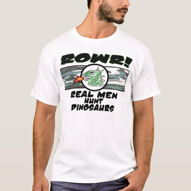 Camiseta Caçador do dinossauro (Frente)