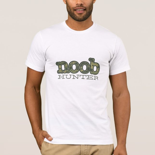 Camiseta caçador do noob (Frente)