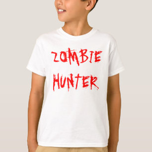 Camiseta Caçador do zombi (miúdos)