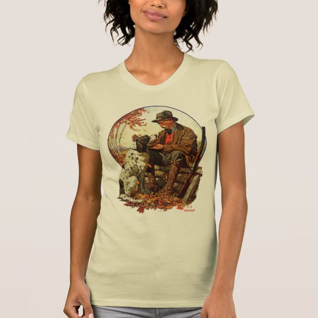 Camiseta Caçador e Spaniel (Frente)