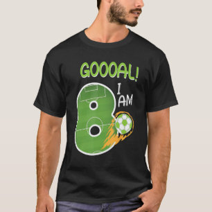 Camiseta Caçador, eu faço aniversário de 8 anos
