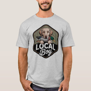 Camiseta Caçador Local Menino Labrador do Sul do País