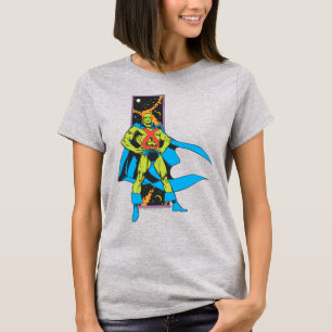 Camiseta Caçador Marciano e Fundo Espacial