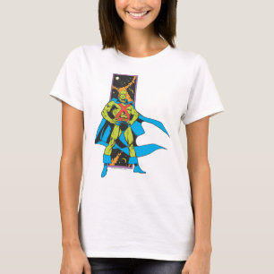 Camiseta Caçador Marciano e Fundo Espacial