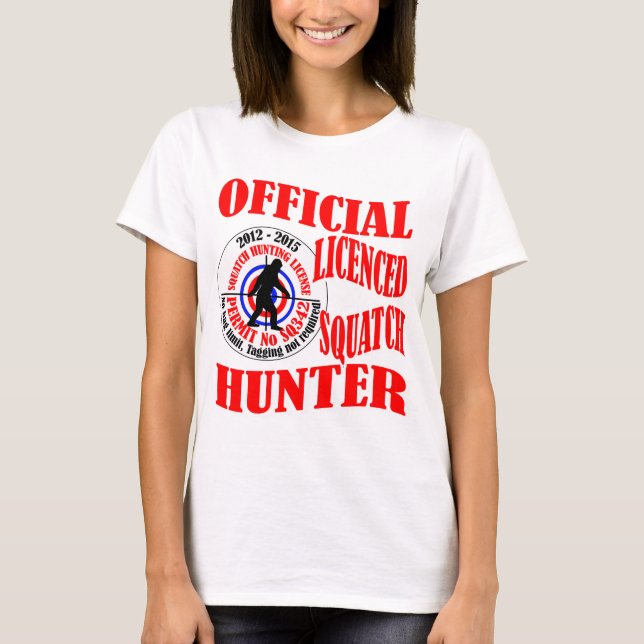 Camiseta Caçador oficial de batateiras (Frente)