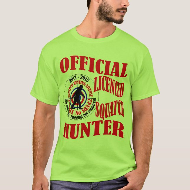 Camiseta Caçador oficial de batateiras (Frente)