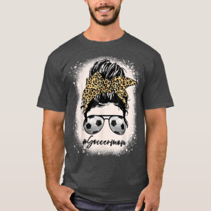 Camiseta Caçador Sangrado Mãe Leopard Mensagem De Jogo De C