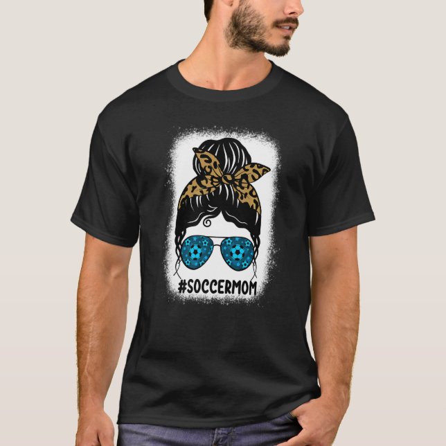 Camiseta Caçador Sangrado Mãe Leopardo Imprime Cabelo Arreb (Frente)