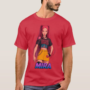 Camiseta Caçadora de demônios Kpop Mira garota