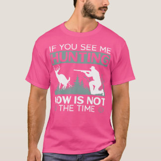 Camiseta Caçadora de Pais de caça a animais