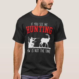 Camiseta Caçadora de Pais de caça a animais