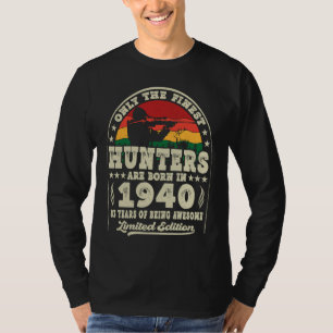 Camiseta Caçadores De Caça A Veados De 83 Anos Vintage 1940