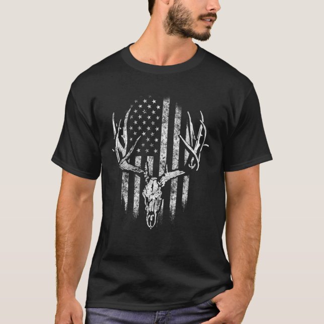 Camiseta Caçadores De Caça De Vadias De Tee Deer (Frente)