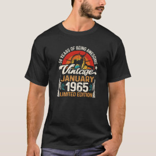 Camiseta Caçadores de cervos de 58 anos Janeiro 1965 58º
